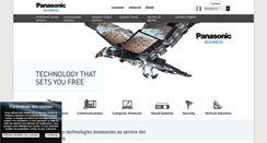 Desktop Screenshot of business.panasonic.fr