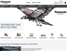 Tablet Screenshot of business.panasonic.fr
