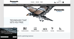 Desktop Screenshot of business.panasonic.cz