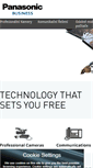 Mobile Screenshot of business.panasonic.cz
