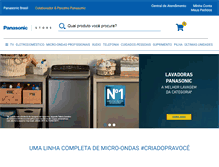 Tablet Screenshot of loja.panasonic.com.br